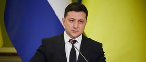 Wolodymyr Selenskyj, Präsident der Ukraine (am 2. Februar 2022 in Kiew)