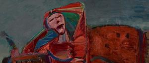 Leere Hülle. Eine der „Sitzfiguren“ von Hermann Bachmann.