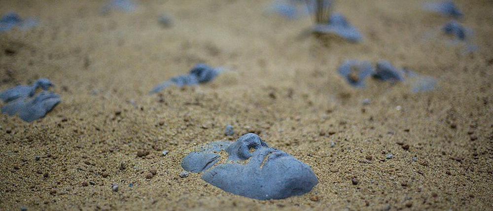 Isabel Katjavivis Installation "They tried to bury us" wurde beim "Burden of Memory"-Projekt gezeigt