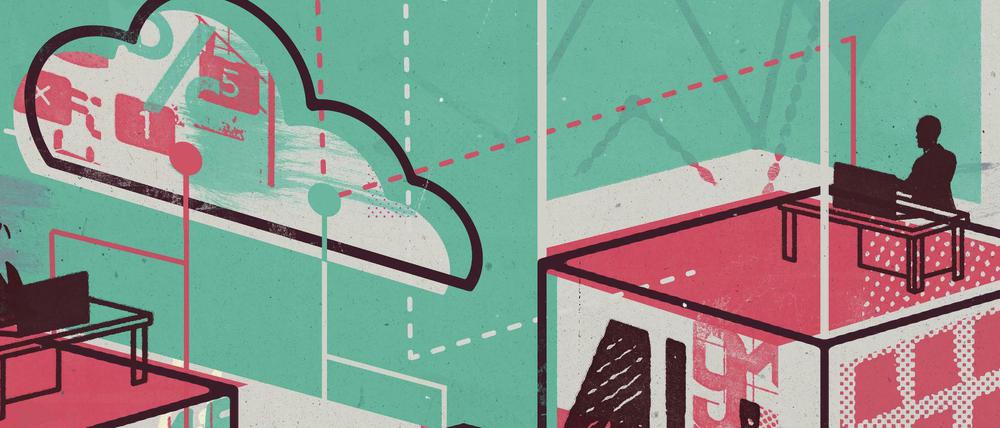 Kommunizieren in der Cloud. Ohne Regeln kann es hier nicht gehen.