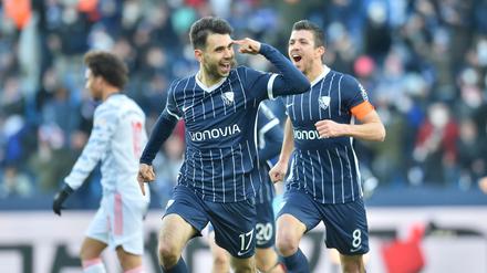 Gerrit Holtmann kam mit dem VfL Bochum gar nicht mehr aus dem Jubel heraus. 