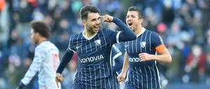 Gerrit Holtmann kam mit dem VfL Bochum gar nicht mehr aus dem Jubel heraus. 