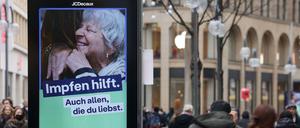 "Impfen hilft", so lautet der Name der neu konzipierten Impfkampagne der Bundesregierung.