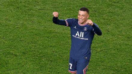 Weltstar Kylian Mbappé führte sein Team im Achtelfinale der Champions League zum Sieg.