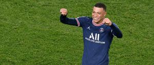 Weltstar Kylian Mbappé führte sein Team im Achtelfinale der Champions League zum Sieg.