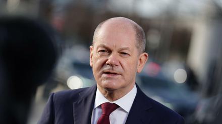 Bundeskanzler Olaf Scholz (SPD) 