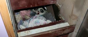 Das Versteck, in dem das Mädchen in Saugerties zwei Jahre lang verborgen war.