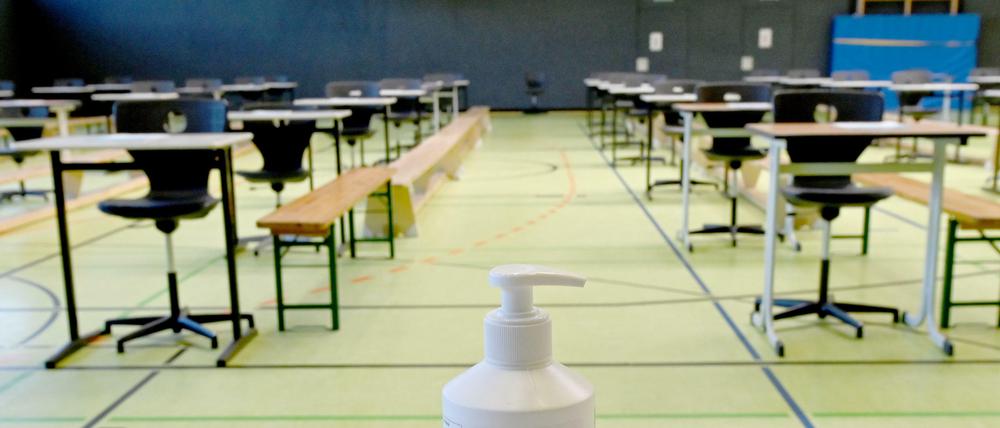 Ein leerer Prüfungssaal. Die MSA-Prüfungen könnten auch in diesem Jahr wieder ausfallen.