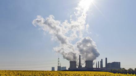 Ein Braunkohlekraftwerk in Nordrhein-Westfalen