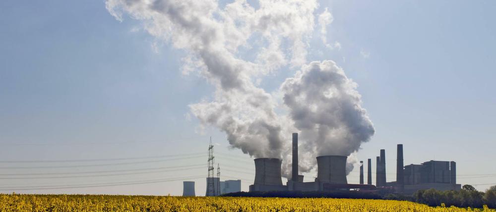 Ein Braunkohlekraftwerk in Nordrhein-Westfalen