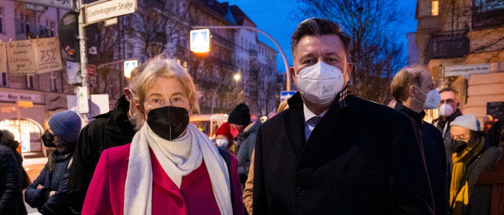 Wehren sich gegen die Vereinnahmung der Gethsemanekirche durch Corona-Demonstranten: Marianne Birthler und Andreas Geisel - zwei der Erstunterzeichner.