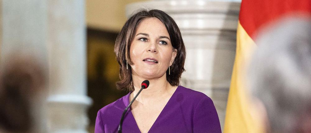 Bundesaußenministerin Annalena Baerbock (Grüne)