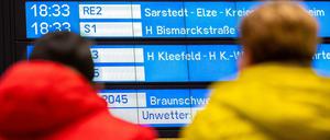 Bei Verspätung oder Zugausfall greifen die allgemeinen Fahrgastrechte.