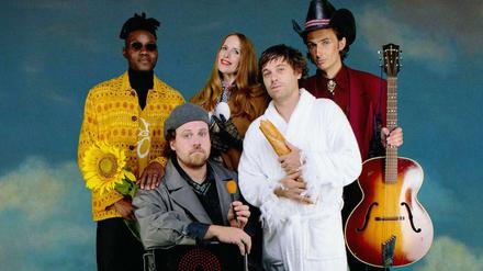 Die britische Elektropop-Band Metronomy.