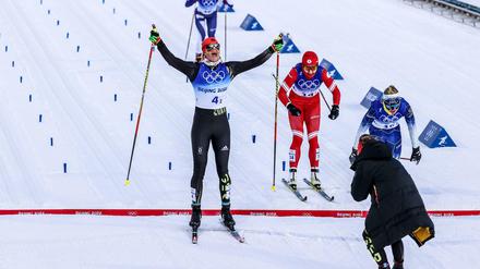 Katharina Hennig und Victoria Carl gewannen bei den Olympischen Spielen in Peking den Teamsprint.