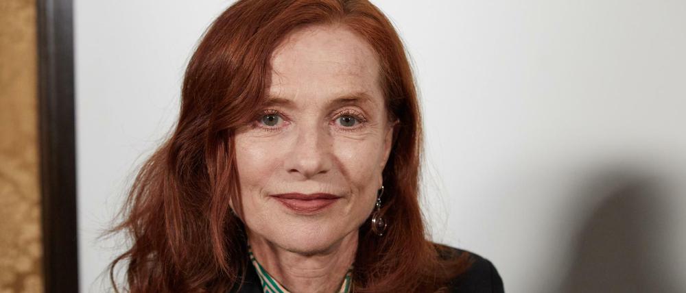Die französische Schauspielerin Isabelle Huppert.
