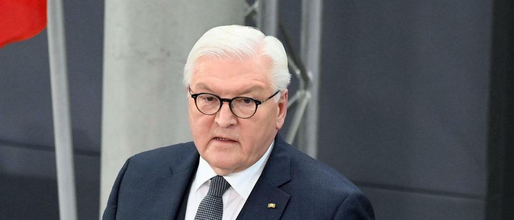 Frank-Walter Steinmeier bei der 17. Bundesversammlung zur Wahl des Bundespräsidenten.