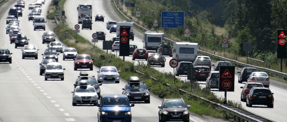 Autobahn A7 an der Rader Hochbrücke (Archivbild)