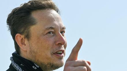 Tesla-Chef Elon Musk in Berlin im Sommer 2021