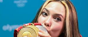 Top, auch in der Vermarktung. Eileen Gu. 