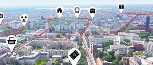 Auf Erkundungstour: Neue Bewohnerinnen und Bewohner Berlins müssen die Stadt erst entdecken und ihre Wege quasi in einem inneren Stadtplan anlegen.