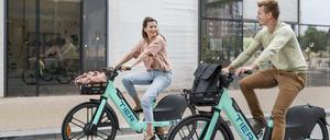Neue E-Bikes des Anbieters Tier sind ab nun auch in Berlin im Einsatz.