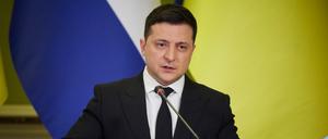 Der ukrainische Präsident Wolodymyr Selenskyj rechnet nicht damit, dass Russland angreift.