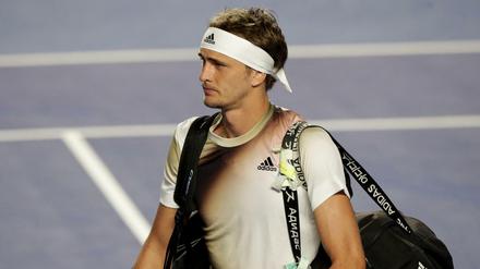 Alexander Zverev muss nach seinem Wutausbruch beim Tennisturnier in Acapulco seine Sachen packen.