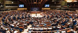 Der Europarat in Straßburg.