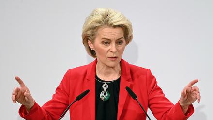 EU-Kommissionschefin Ursula von der Leyen auf der Münchner Sicherheitskonferenz.