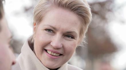 Manuela Schwesig (SPD), Ministerpräsidentin von Mecklenburg-Vorpommern (am 12. Februar 2022 in Berlin) 