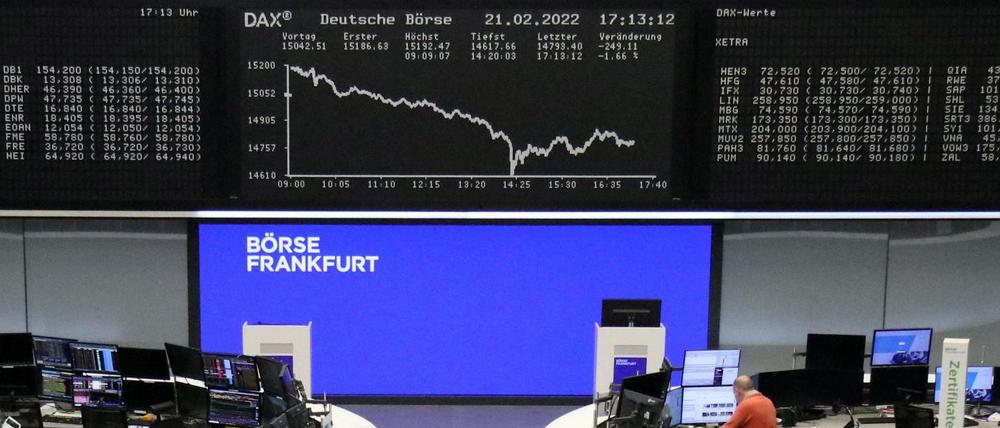 Der Dax ist auf den niedrigsten Wert seit Monaten gerutscht.