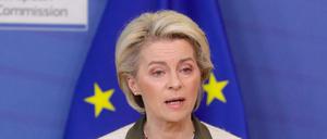 Ursula von der Leyen in Brüssel.