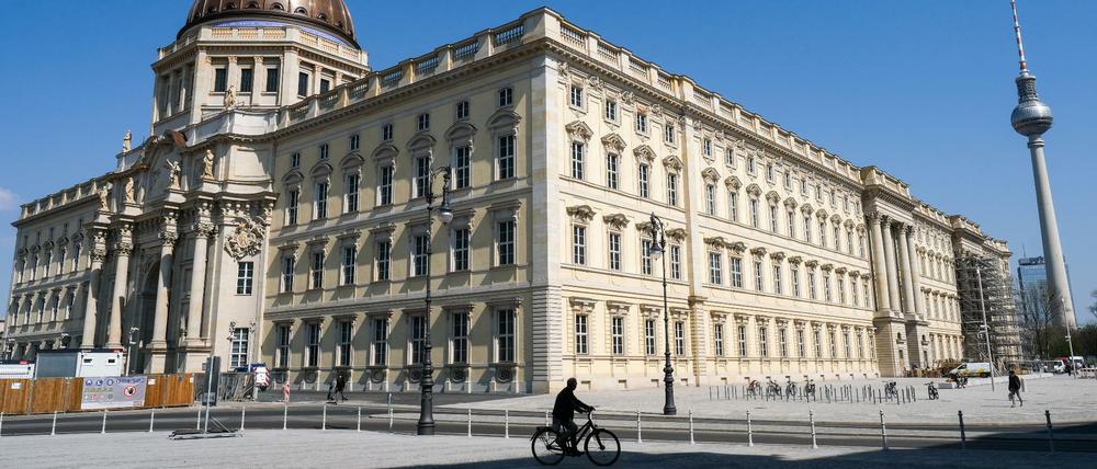 Die Fassade des Humboldtforums ist an drei Seiten des Gebäudes eine Rekonstruktion des historischen Stadtschlosses.