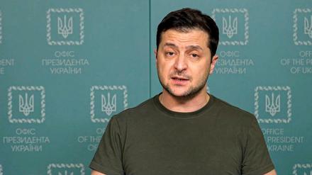 Wolodymyr Selenskyj, Präsident der Ukraine.