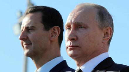 Wladimir Putin griff 2015 in den Syrienkonflikt ein - auf Bitten von Staatschef Baschar al Assad.