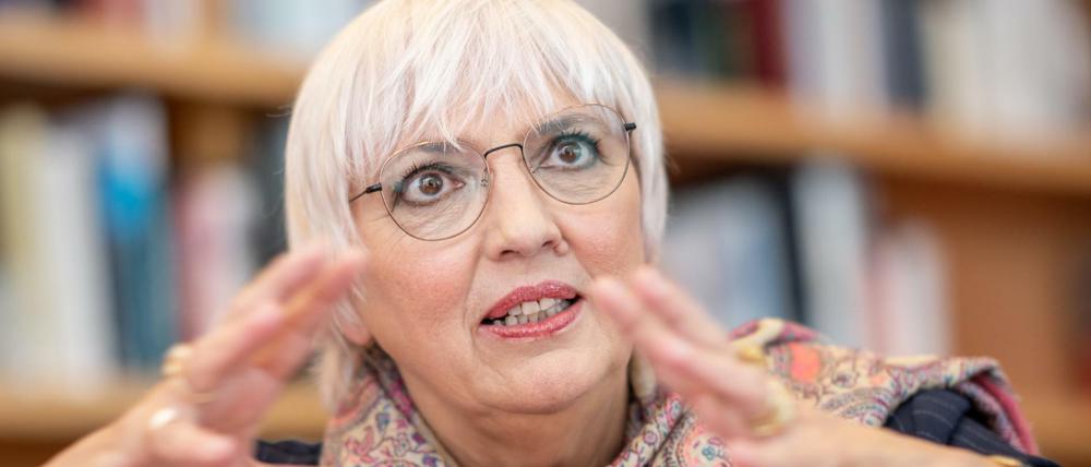 Claudia Roth (Bündnis 90/Die Grüne) ist Staatsministerin für Kultur und Medien.