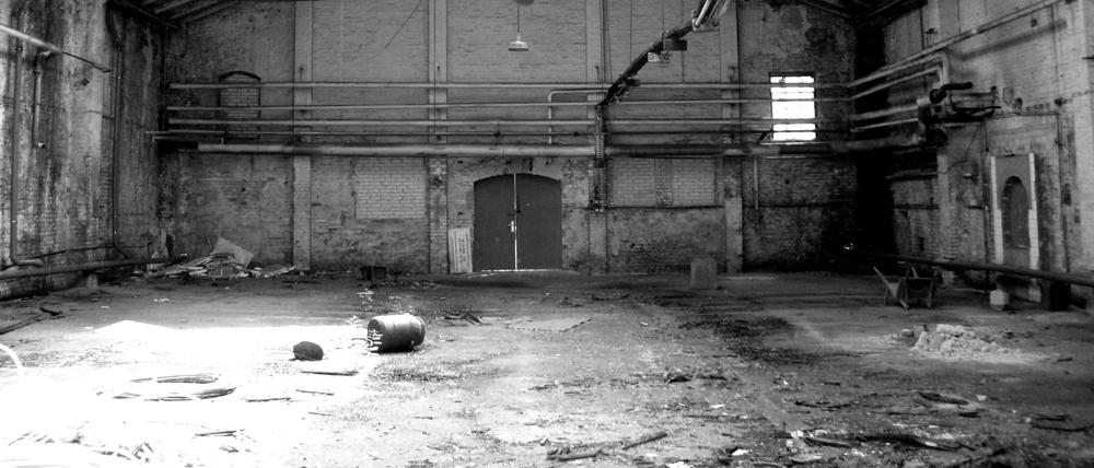 Die ehemalige Papierfabrik in der Herzbergstraße.