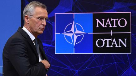 Nato-Generalsekretär Jens Stoltenberg hat die russische Invasion in der Ukraine scharf verurteilt.