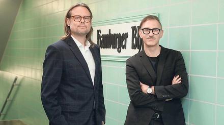 Till Fellrath und Sam Bardaouil leiten seit 1. Januar 2022 den Hamburger Bahnhof.