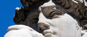 Michelangelos „David“ gilt als bekannteste Figur der Kunstgeschichte.