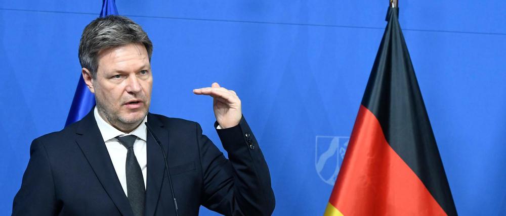 Robert Habeck, Bundesminister für Wirtschaft und Klimaschutz (Archivbild)
