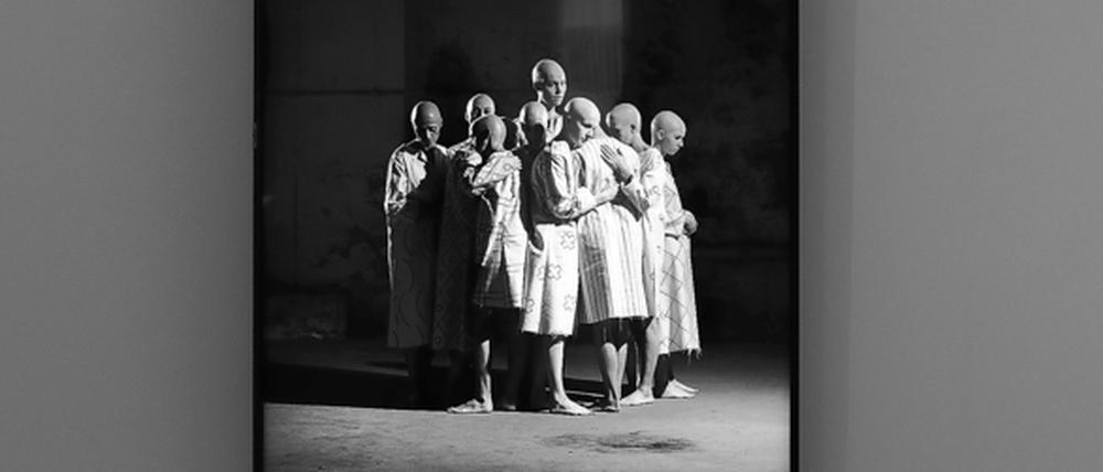 Burkhard Schittnys Videoarbeit „Dignity“ ist eine Hommage an die ungarische Künstlerin Ágnes Lukács, die ihre KZ-Erfahrung in Zeichnungen verarbeitete.