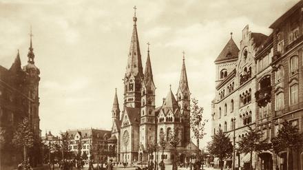 Die Kaiser-Wilhelm-Gedächtniskirche im Jahr 1905.