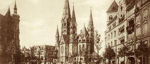 Die Kaiser-Wilhelm-Gedächtniskirche im Jahr 1905.