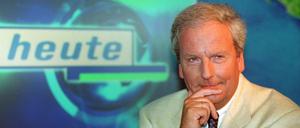 Claus Seibel, Moderator der ZDF-Nachrichtensendung "heute", bei einem Pressetermin im Sendezentrum Mainz.