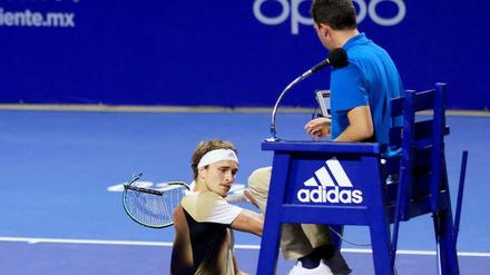 Alexander Zverev rastete zuletzt in Acapulco komplett aus.