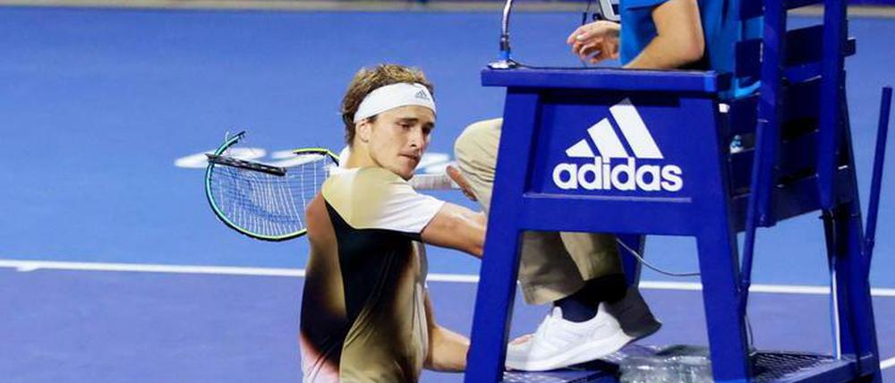 Alexander Zverev rastete zuletzt in Acapulco komplett aus.