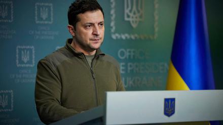 Der ukrainische Präsident Wolodymyr Selenskyj bringt eine Flugverbotszone ins Gespräch.