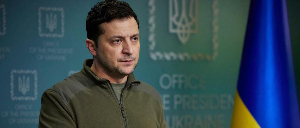 Der ukrainische Präsident Wolodymyr Selenskyj bringt eine Flugverbotszone ins Gespräch.